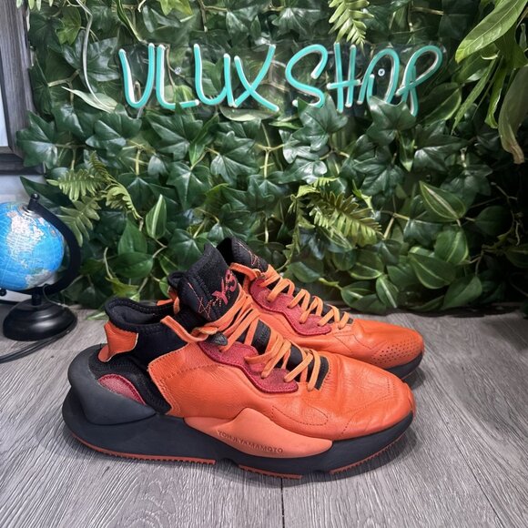 Adidas Y-3 Kaiwa Icon Orange Size 9.5 Men's Athletic Running Shoes Sneakers